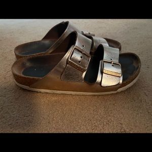 Rose Gold Birkenstocks